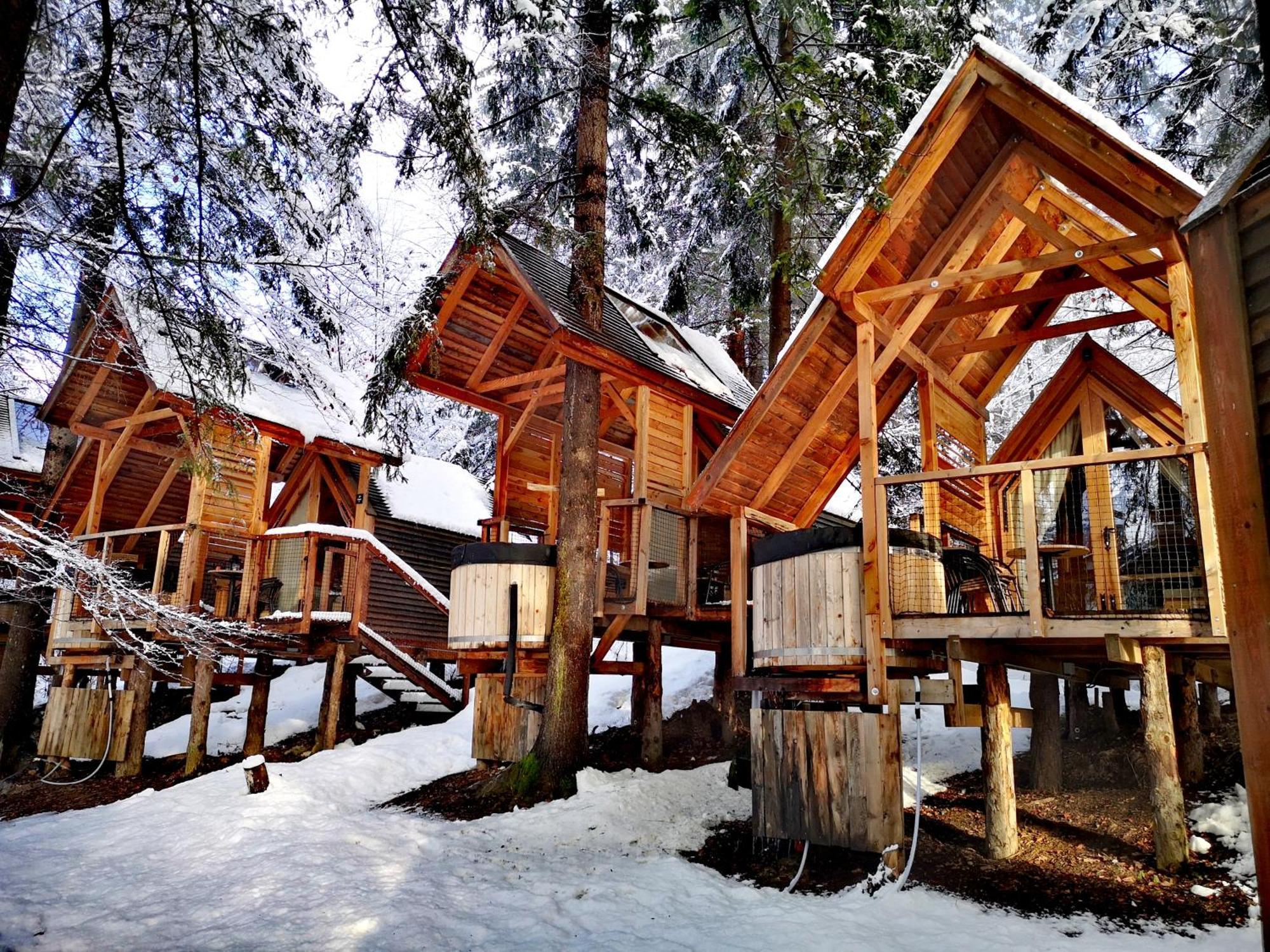 Ribno Alpine Glamping Hotel Bled Exterior foto